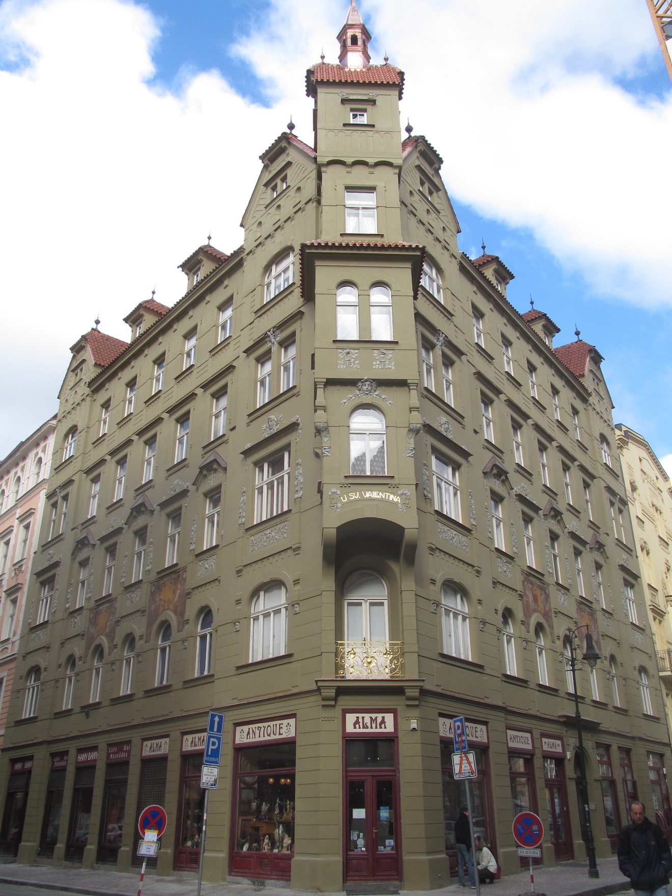 Historic facade in Prague